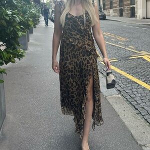Leopard Print Maxi Dress